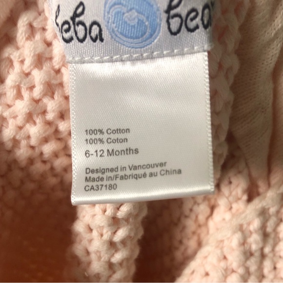 Beba Bean Baby Jacket/Pea Coat sz 6-12 Months Pink - Picture 4 of 4